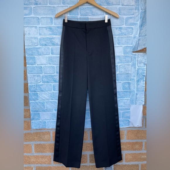 Isabel Marant - Scarly satin-tape wide wool pants size 34/2 - Picture 5 of 16